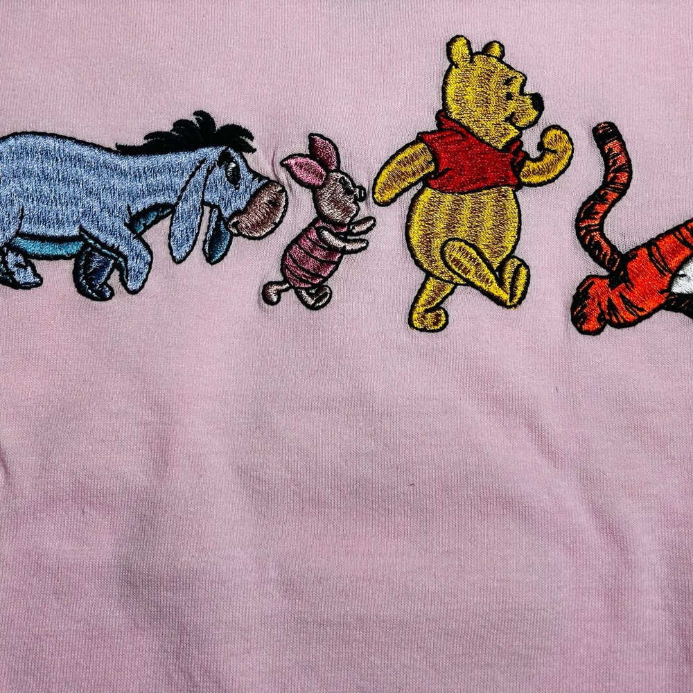 Pink Kids T-Shirt with Cartoon Characters - Picture 5 of 5